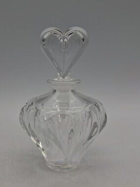 Bohemia Crystal - Lead Crystal Heart Perfume Bottle